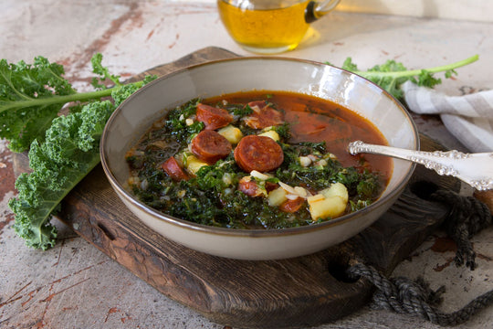 Smoked chorizo soup