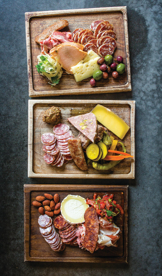 3 perfectly crafted charcuterie boards by Olympia Provisions