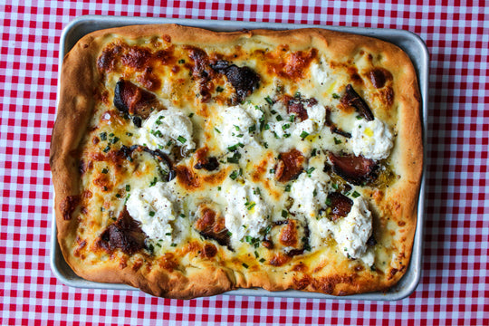 Father's Day Pizza Party featuring Landrauchschinken