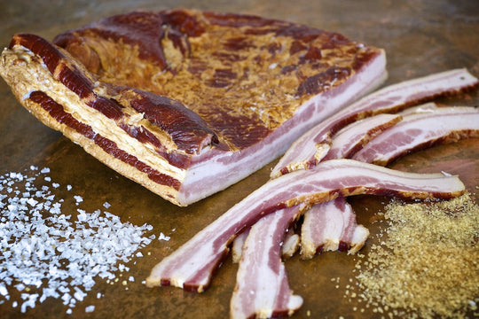 slab of Olympia Provisions bacon