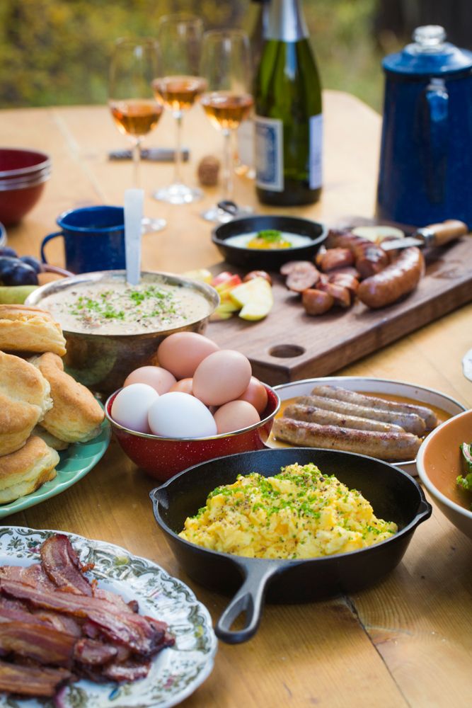 Olympia Provisions breakfast, bacon, sausage, eggs