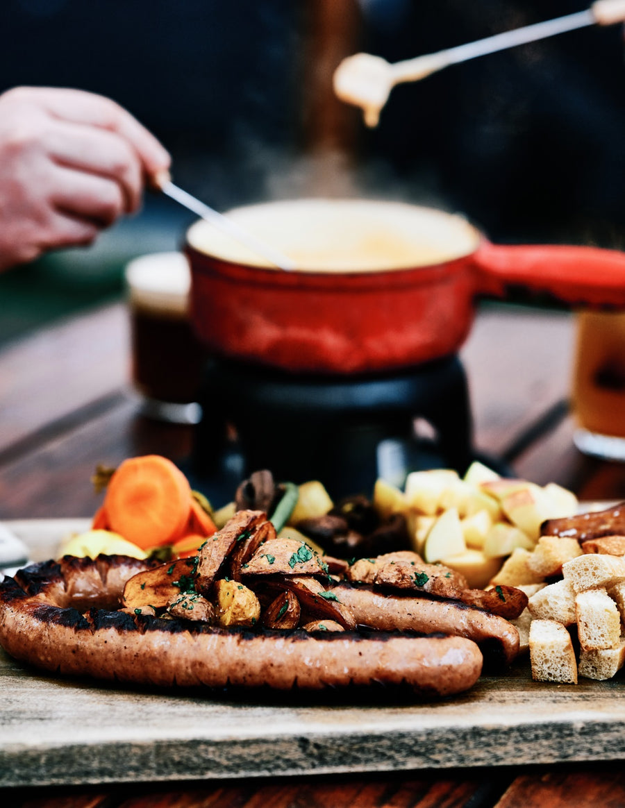 Kielbasa, fondue, olympia provisions