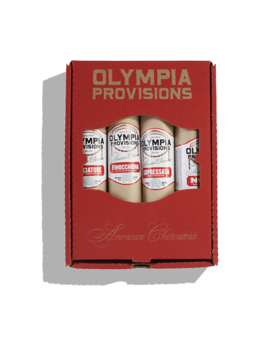 Italian Salami Sampler in a Red Box