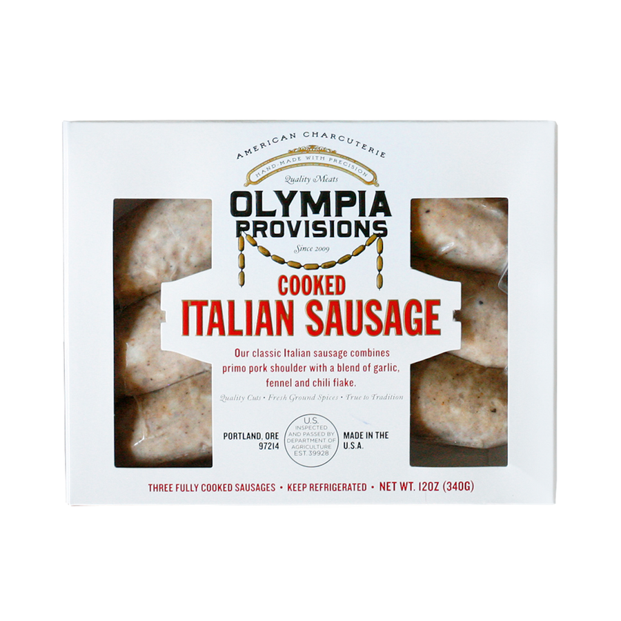 packaage of delicious italian sausage