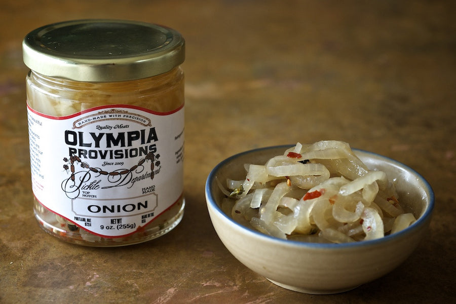 Pickled Walla Walla Sweet Onions from Olympia Provisions 