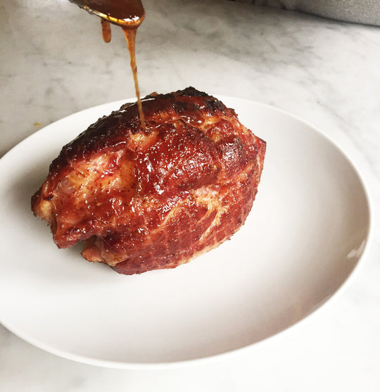 maple glazed ham from Olympia Provisions