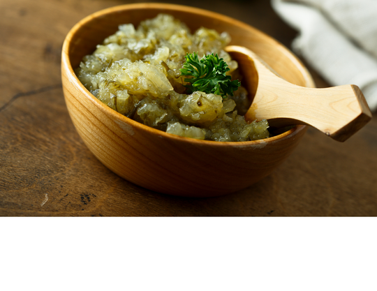 Green Tomato Chow Chow in a large jar from Olympia Provisions