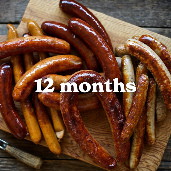 12 Month Gift | The Sausage Club