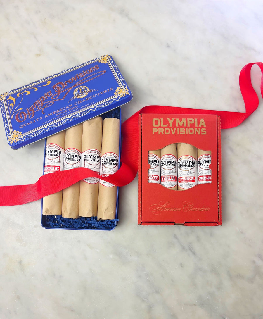Olympia Provisions French Sampler in Red Box and Tin