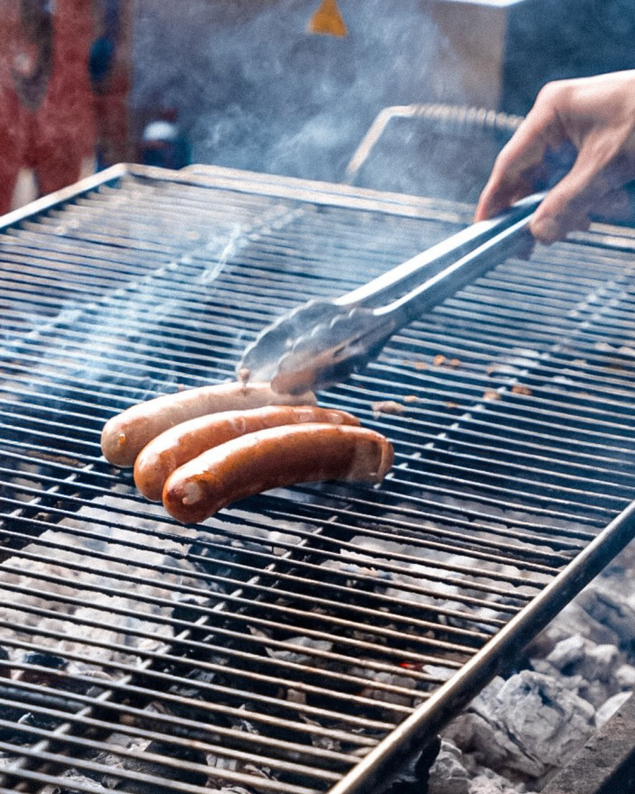 Sausage on a Grill