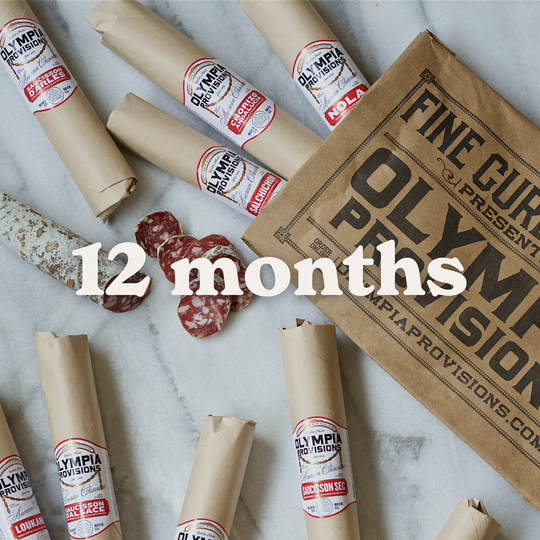 olympia provisions 12 month gift subscription salami of the month club