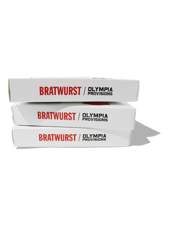 2 packs of bratwurst