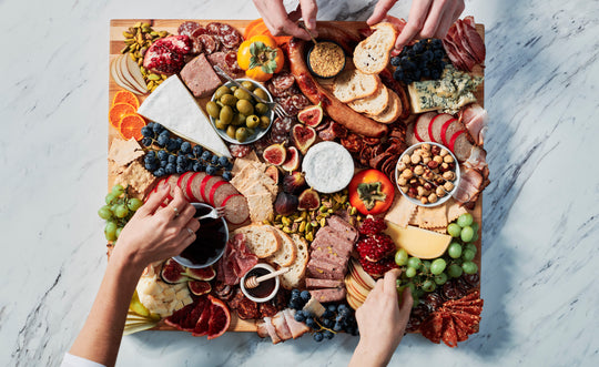 Hands over our grand charcuterie board! 