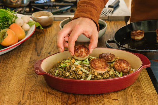 Cotechino and lentils dish, as served by Eli