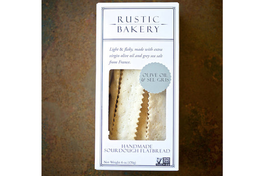 Rustic Bakery charcuterie board crackers