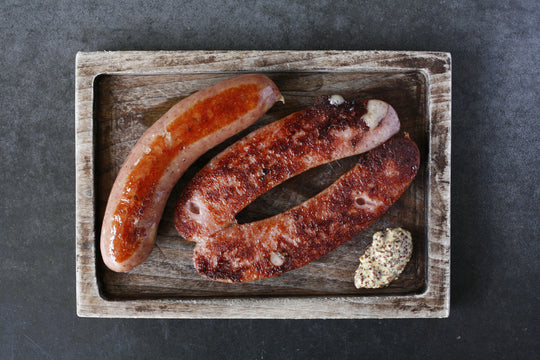 Authentic Austrian Style Kasekrainer Sausage from Olympia Provisions